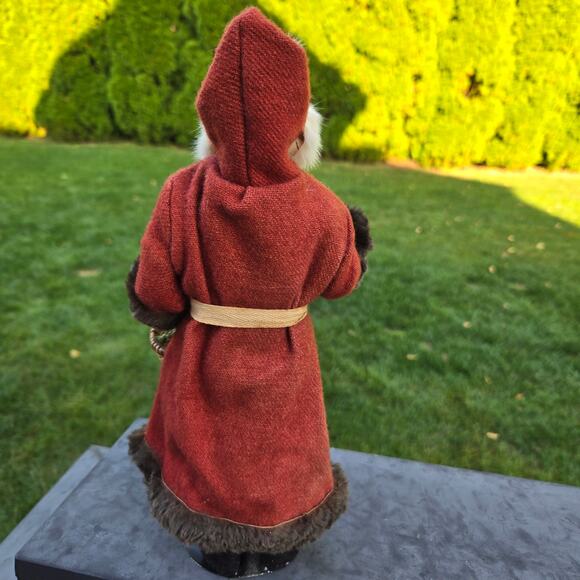 Artisan Made Vintage Santa Father Christmas Signed Fur Beard and Trim Possibly - Picture 3 of 13